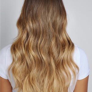 Silk Seam 18 140g Dirty Brunette Highlight Hair Extensions